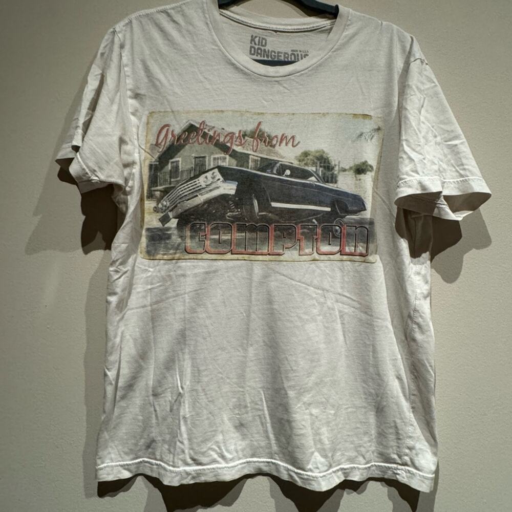 Kid Dangerous “Greetings from Compton” tee in size medium